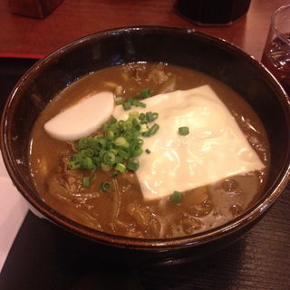 牛カレーうどん(手打ちうどん　こんぴら茶屋)