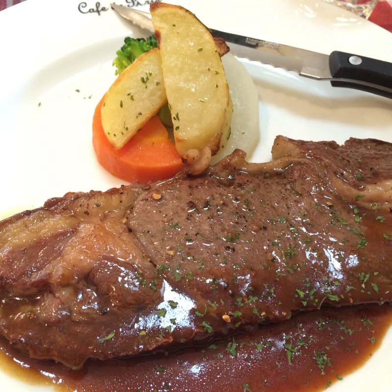 ステーキランチ(カフェ ・ド・パリ)