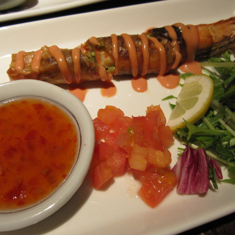 有頭海老の春巻き　チリソース添え(海湘丸 海老名店)