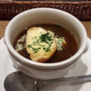 ランチセットのスープ(オリーブハウス 吉祥寺アトレ店)