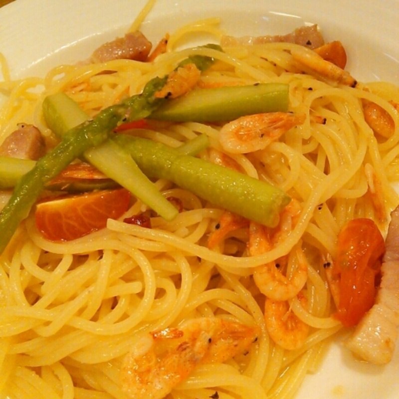桜エビのパスタ(オリーブハウス 吉祥寺アトレ店)