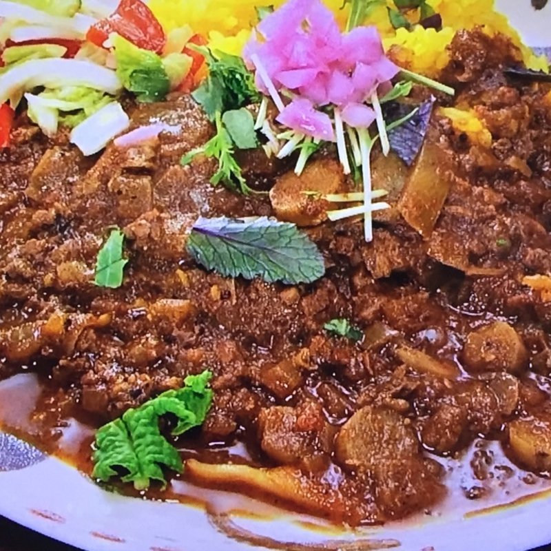 スパイスマトンキーマカレー(ガネーシュ m 北浜店 （ガネーシュ エム）)