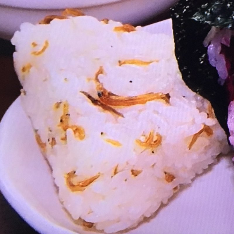 お結び　ちりめん山椒(京都　錦　中央米穀 錦店 )