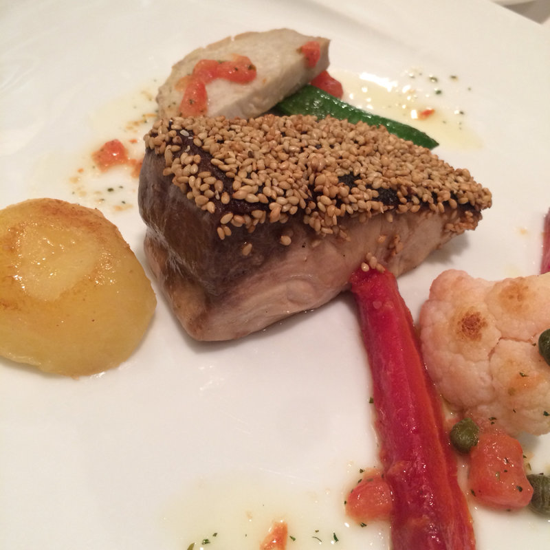 ブリのソテー(カリフォルニアフレンチ Verte Spa)