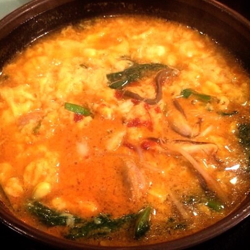 ユッケジャンスープ(勝手にサワーホルモン おいで屋 中野坂上駅前店)