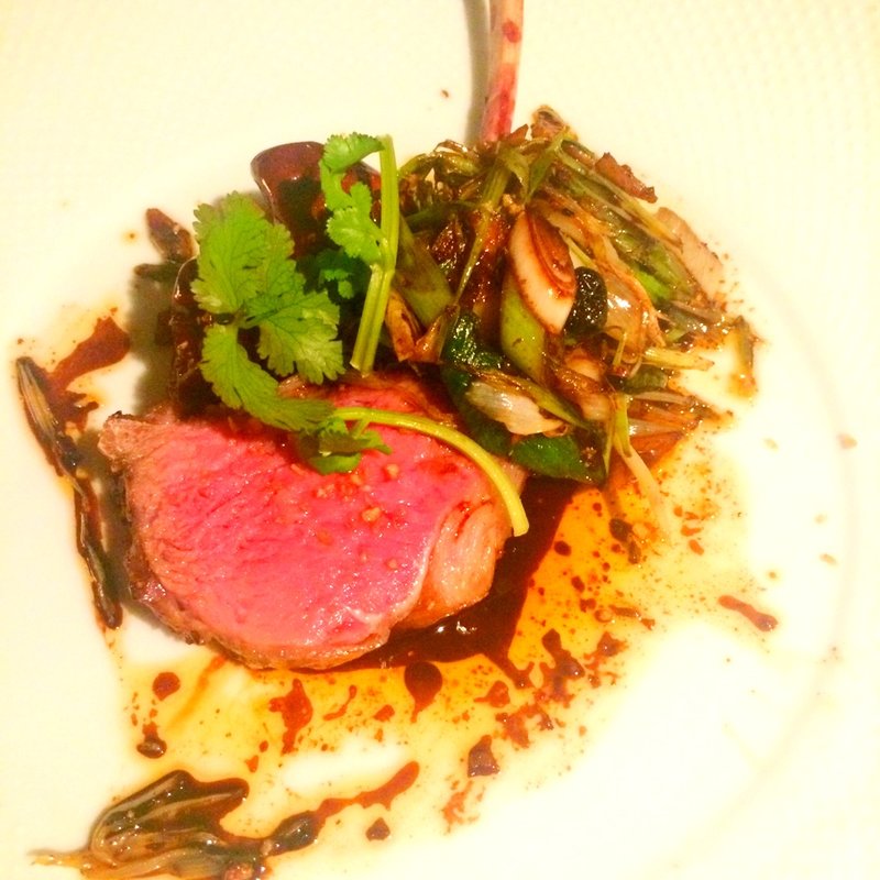 仔羊塊肉の低温炒め　北京風クミンソース(南青山エッセンス)