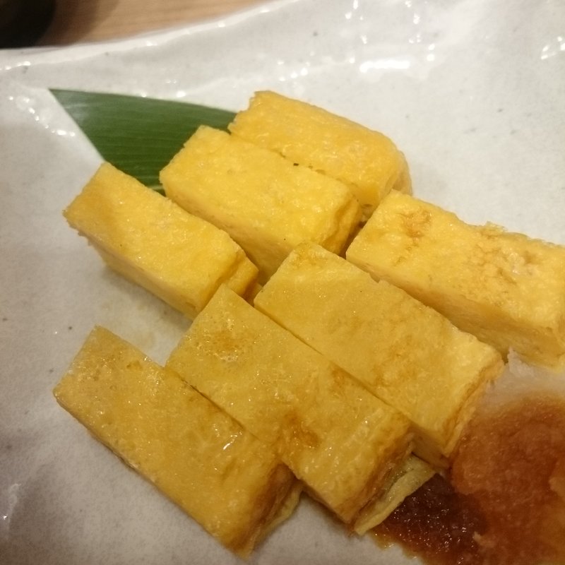 自家製厚焼玉子(築地食堂源ちゃん マークイズみなとみらい店)