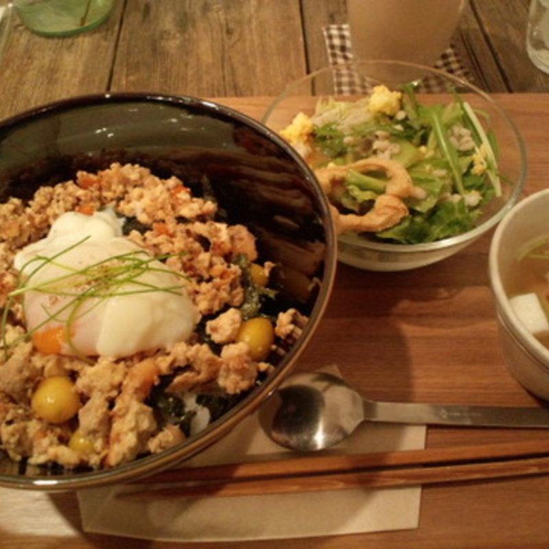 豆腐そぼろセット(豆腐のお店はらのキッチン アトレ吉祥寺店)