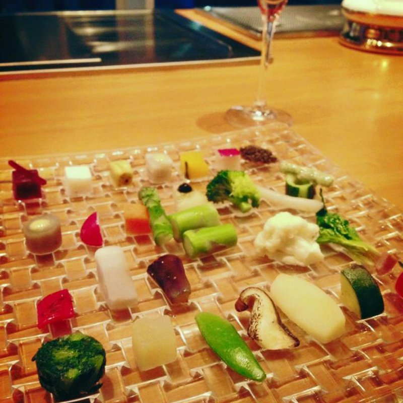 山梨県産無農薬野菜盛り合わせ(銀座シェ・トモ)