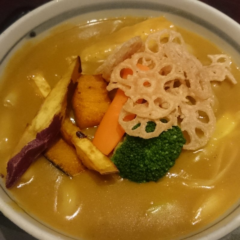 野菜たっぷりカレーうどん(若鯱家 アピタ長津田店)