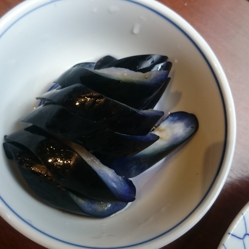 なす一夜漬け(もつ焼 大統領 本店)