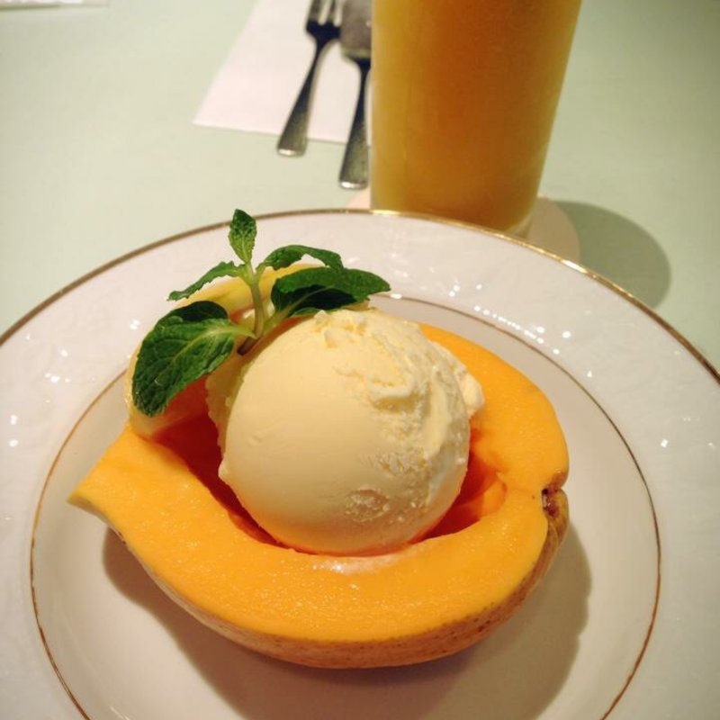 パパイヤアイス(フルーツカフェ フルータス)