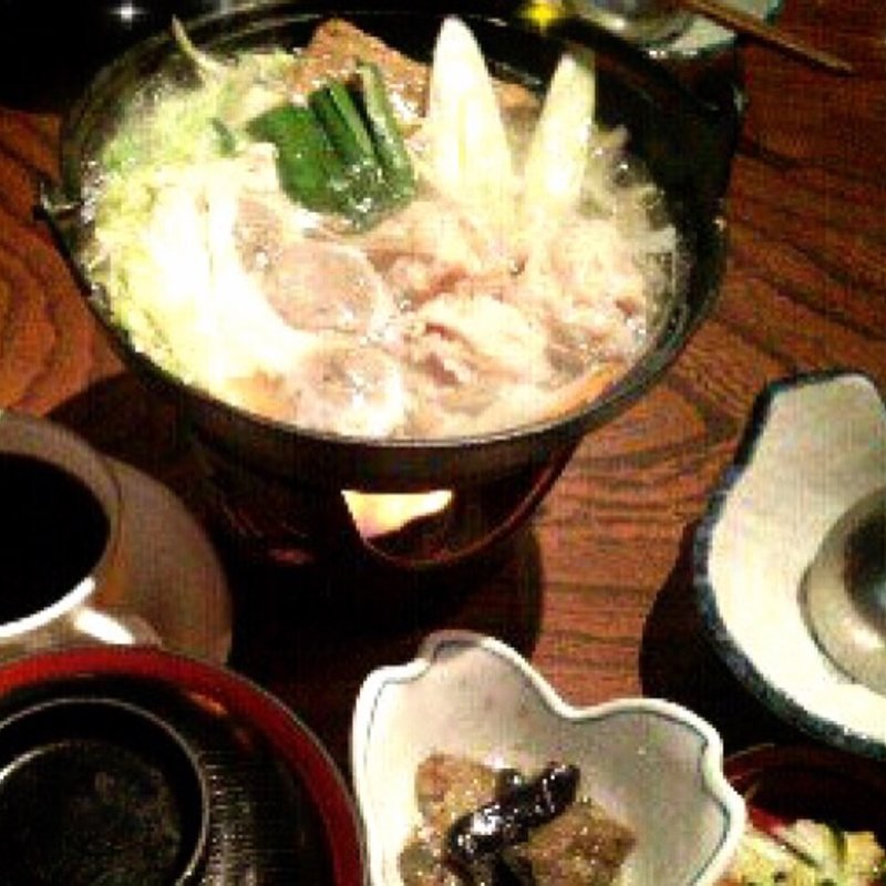 鶏ちゃんこ鍋定食(ちゃんこ江戸沢 両国総本店別館)