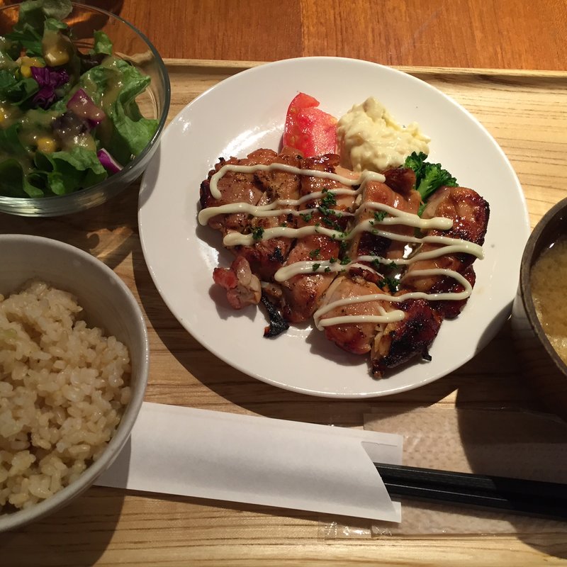 照りマヨチキンのオーブン焼き(カフェ パーク)