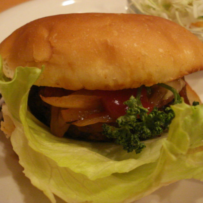 ハンバーガーセット(進々堂 三条店 （シンシンドウ）)