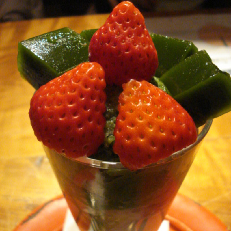 抹茶パフェ(茶香房 長竹 （ちゃこうぼう ながたけ）)