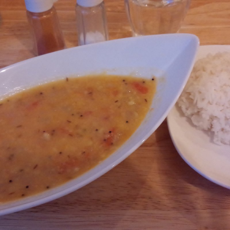 ダールカレーセット(あわキッチン （【旧店名】カフェ パン ノ メ(pan no me)）)