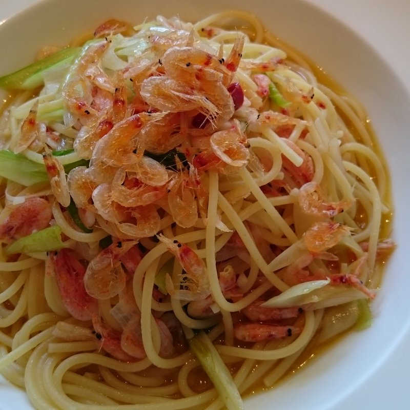 桜えびのパスタ(トップス)
