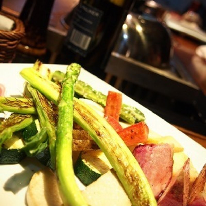 旬野菜焼き盛り合わせ(鉄板焼 grow 後楽園店)