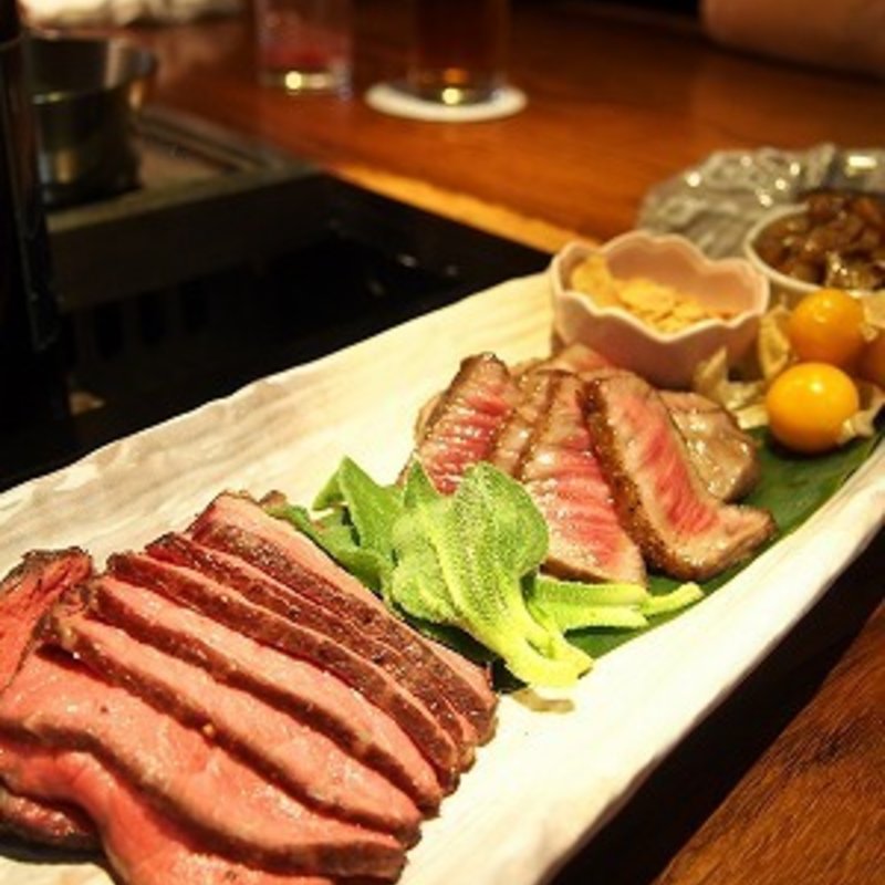 お肉盛り合わせ(鉄板焼 grow 後楽園店)