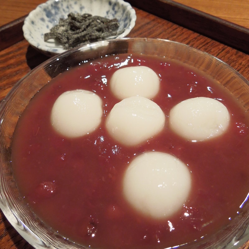 白玉ぜんざい(串あげ 串吉 吉祥寺)