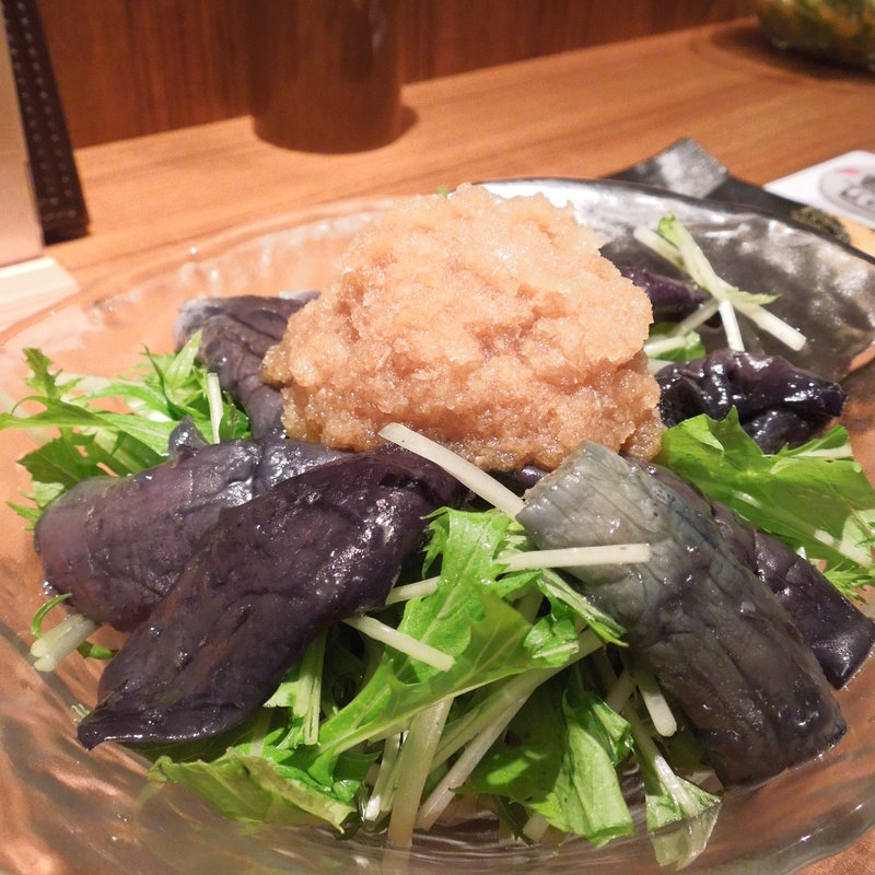 なすのサラダ(串あげ 串吉 吉祥寺)