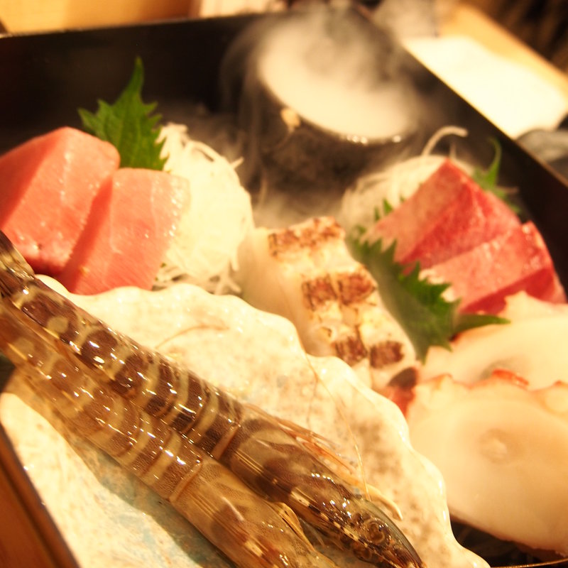 旬魚5点盛り(俺の魚を食ってみろ!! 神田分店 )