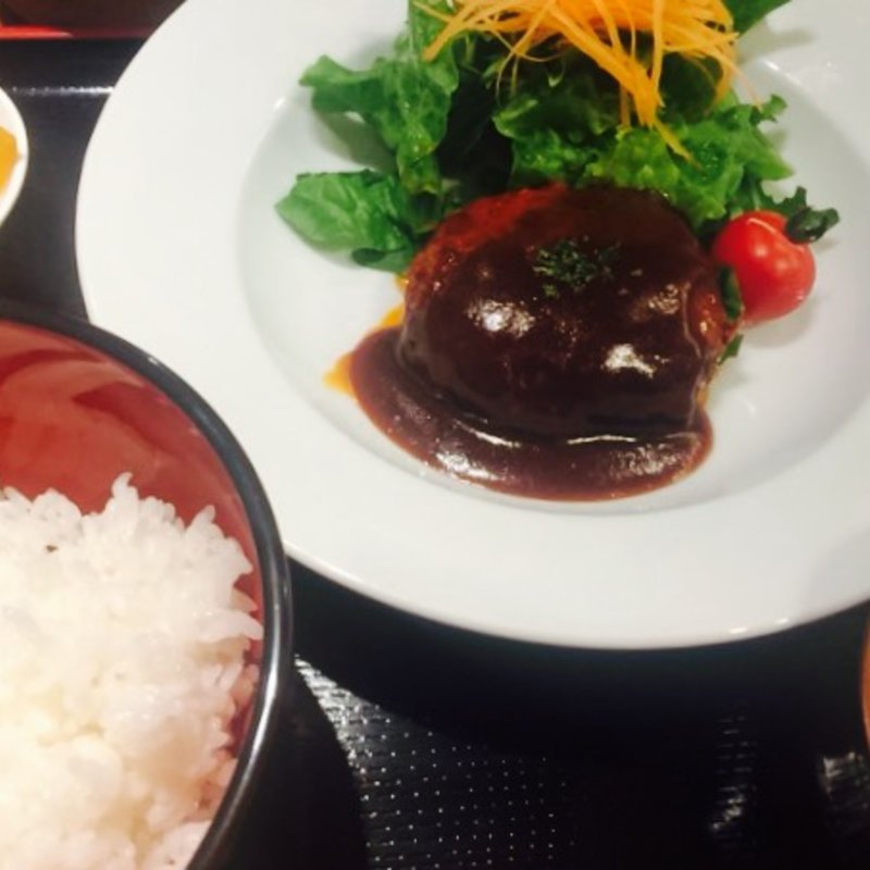 ハンバークランチ(加藤牛肉店シブツウ)