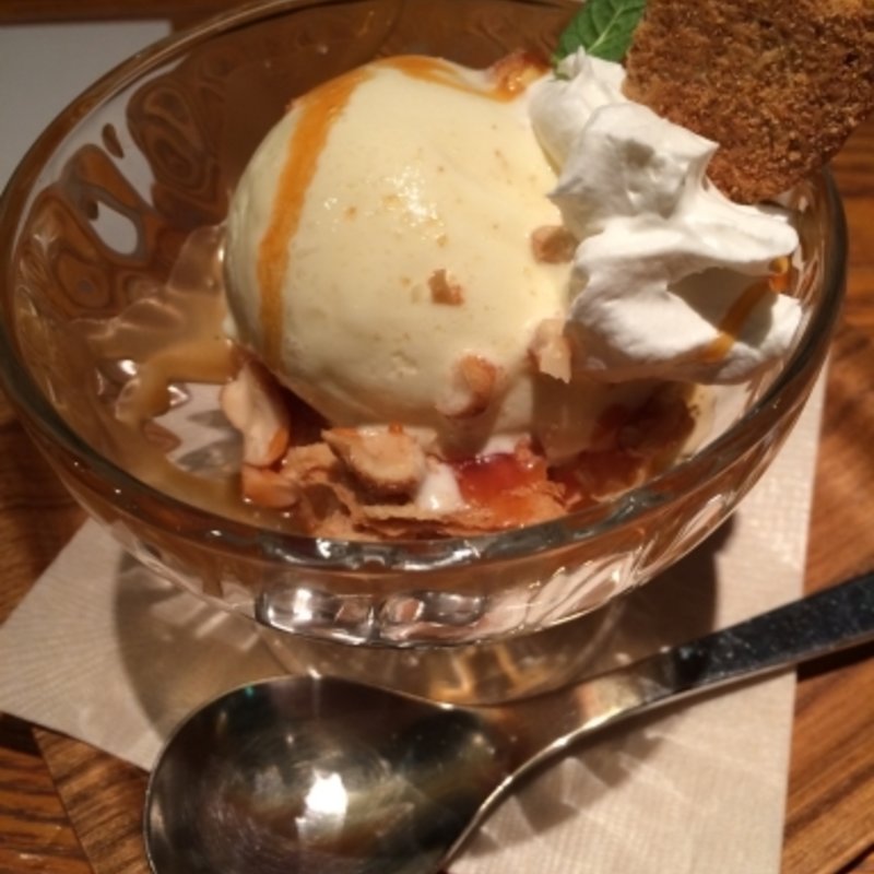 キャラメルナッツパフェ(和カフェ　yusoshi)