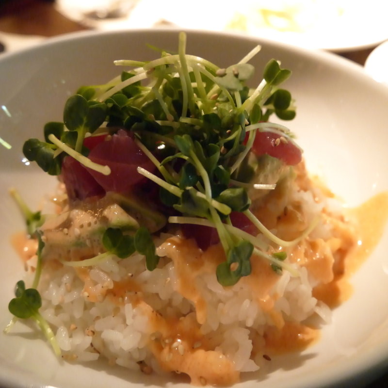 マグロとアボガド丼明太マヨソース(和カフェ　yusoshi)