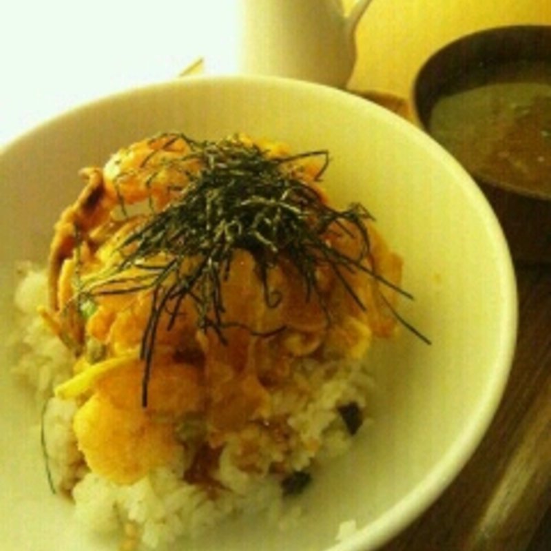 海老かきあげ丼(和カフェ　yusoshi)