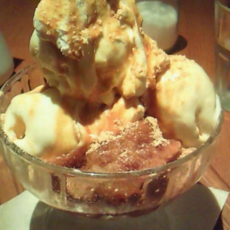 黒みつきな粉パフェ(和カフェ　yusoshi)