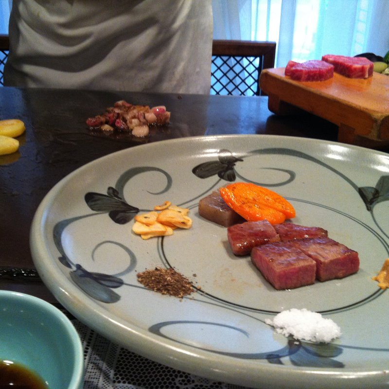 お昼のコース　130g(和黒 北野坂本店)