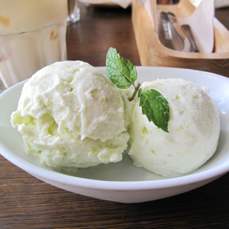 新潟産茶豆のアイス(和カフェ　yusoshi)