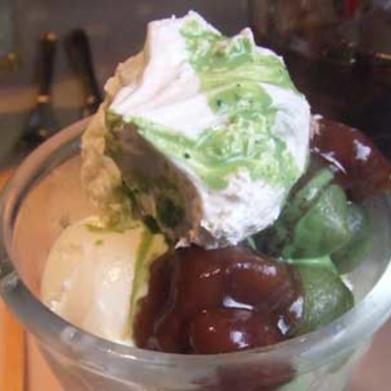 抹茶のパフェ(和カフェ　yusoshi)