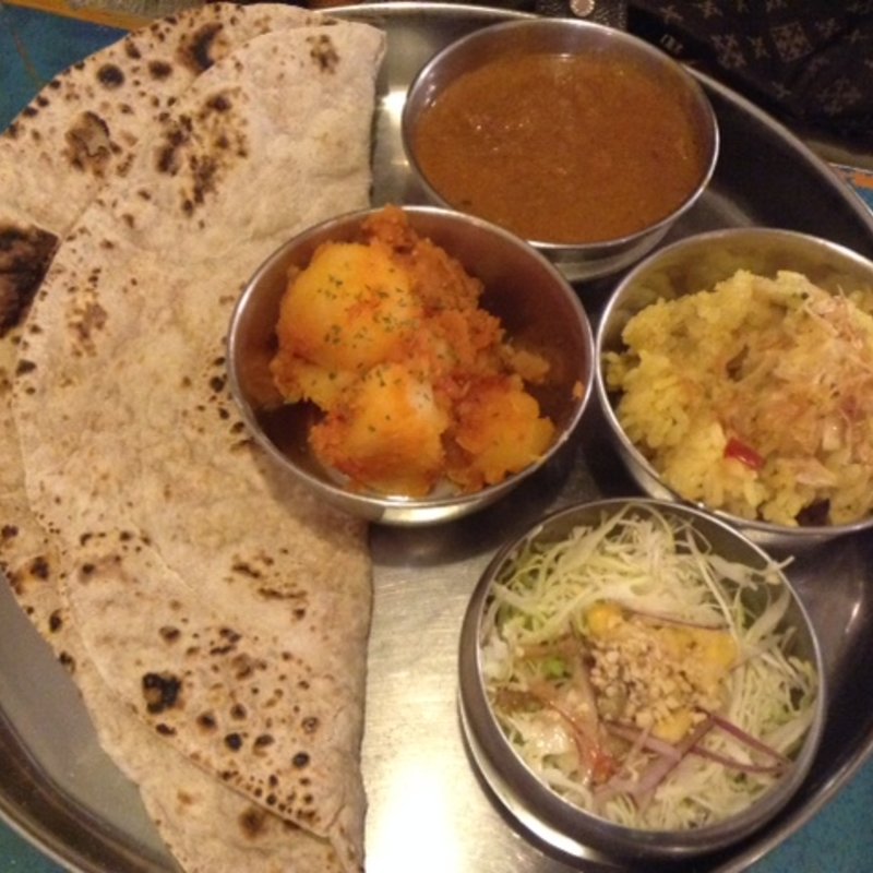 バターチキンカレー定食(カンテグランデ NU chayamachiプラス （CANTE GRANDE）)