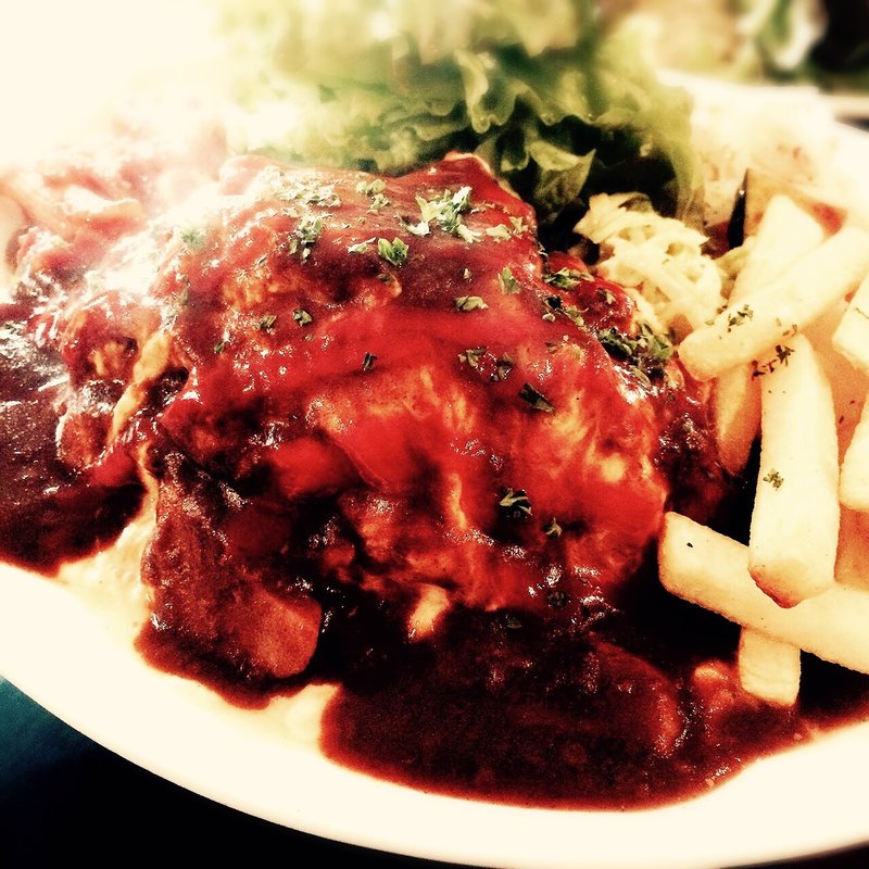 オムライス　デミグラスソース(デュボワ)