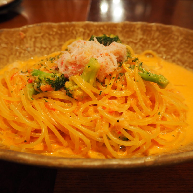 ズワイガニのトマトクリームソース(itAPAn)