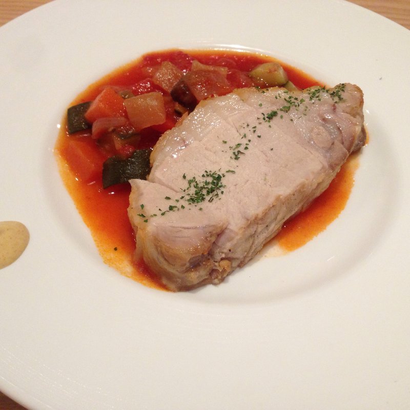 哲多豚のソテー(ビストロカフェ ももてなし家)