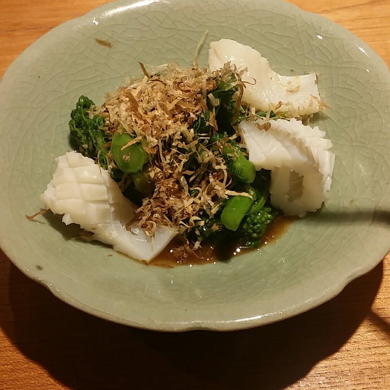 菜の花のお浸し(旬の味　福家)