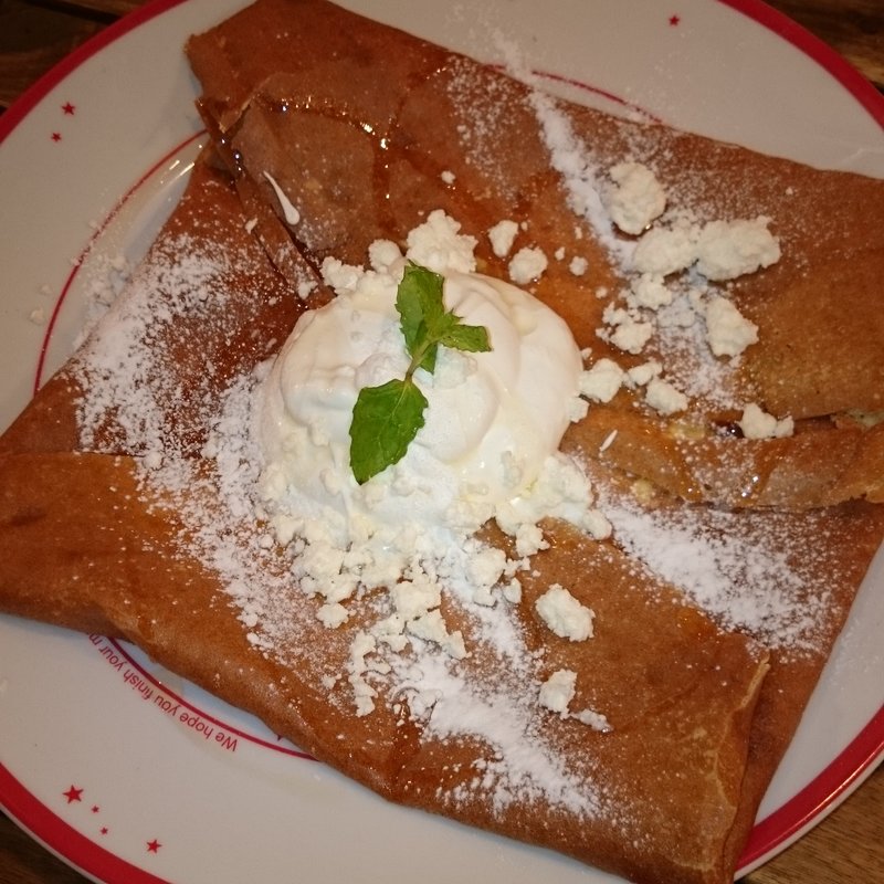 リコッタチーズとハニーレモンクレープ(elk 京都河原町店 )