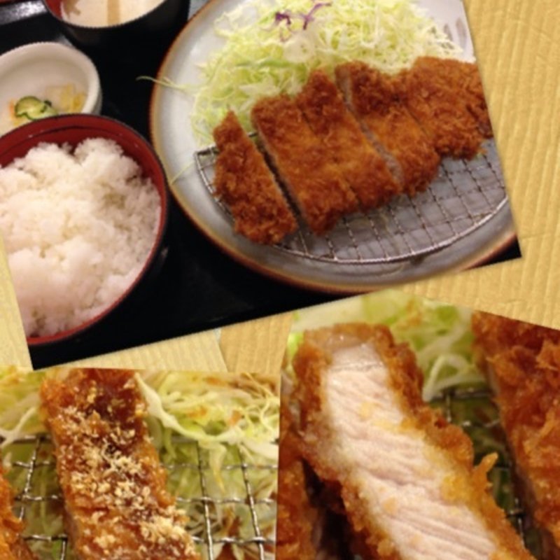 銘柄上ロースかつ定食（数量限定：ランチ）(とんかつ 伊勢(いせ) 新宿野村ビル店)