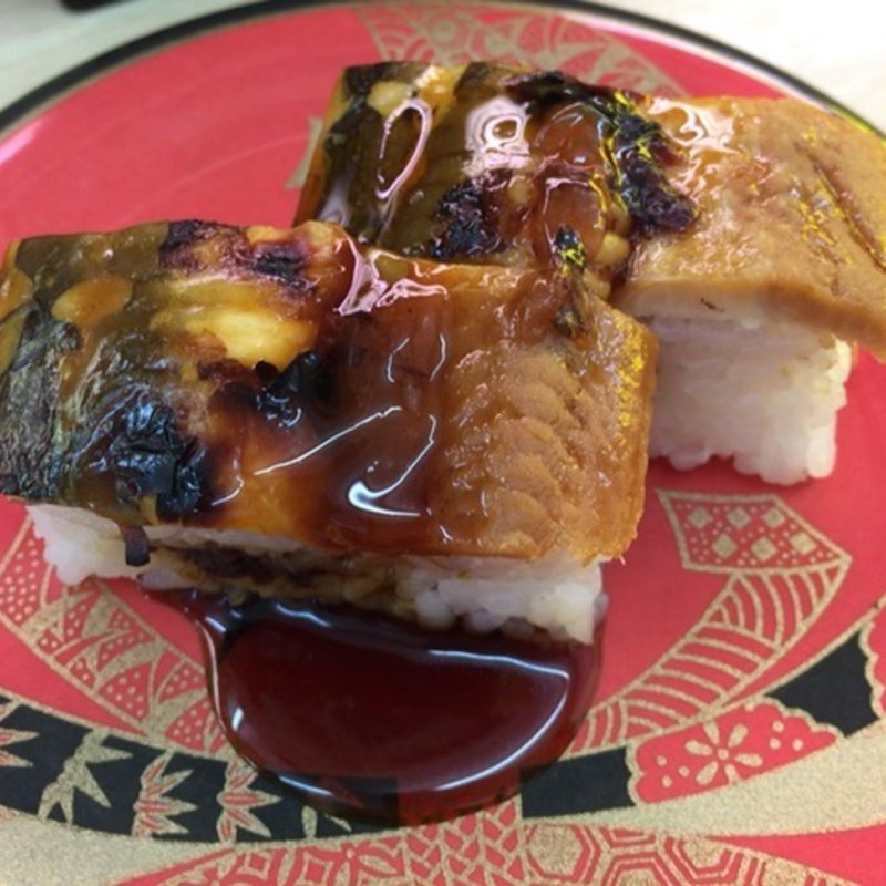 あなご押し寿司(回転ずしとら)