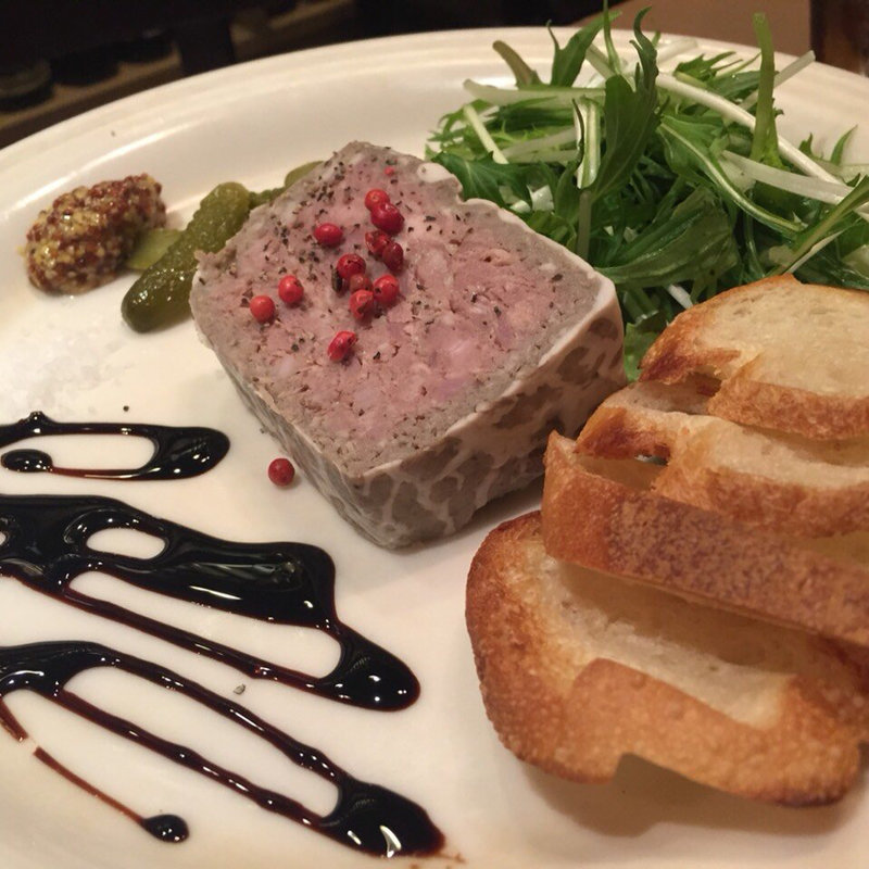 紀州三元豚”白玉”の田舎風パテ(東京ブッチャーズワイン＆グリル)