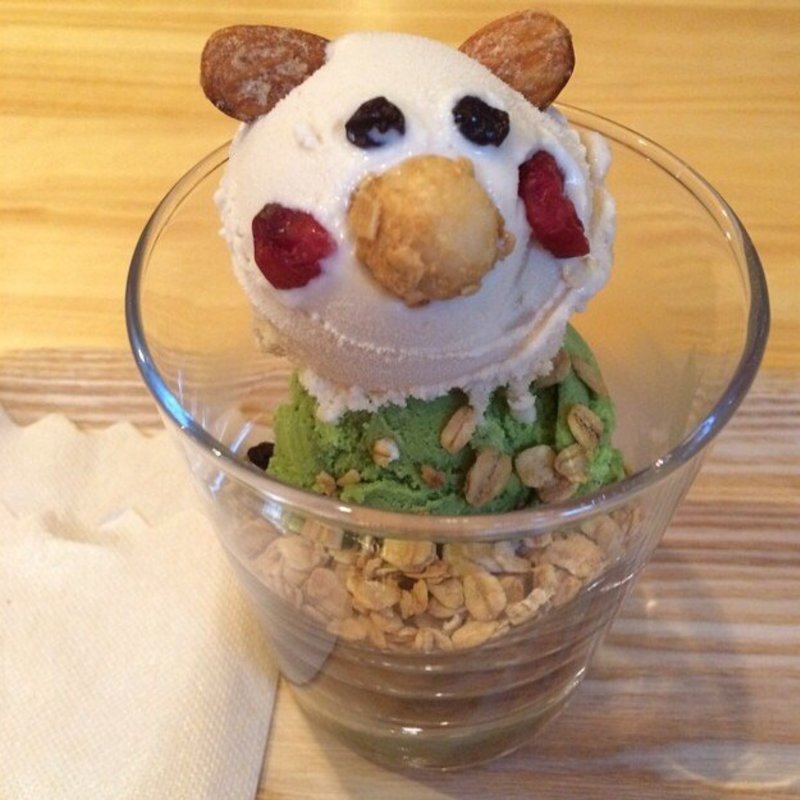 抹茶と玄米のアイス(ココロ キョウト （COCOLO KYOTO）)