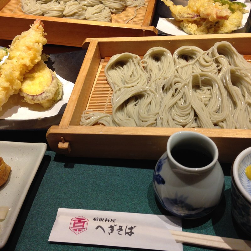 天付きへぎそばセット(きなせや)