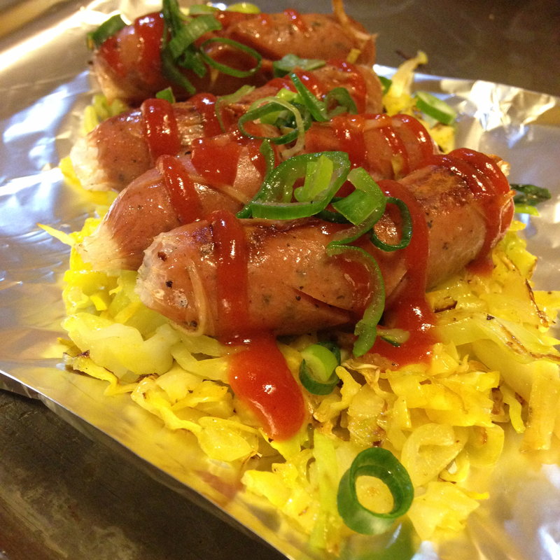 鳥屋さんのハーブウインナー(鉄板焼屋 人生の楽園 （じんせいのらくえん）)