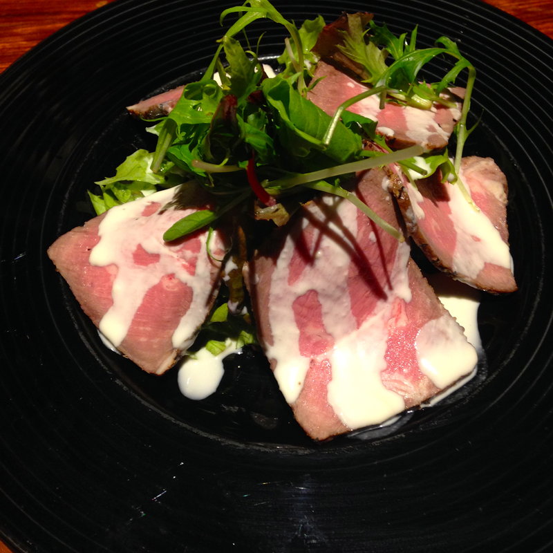 デリシャスローストビーフ　ゴルゴンゾーラソース(飯家おかん ひま和り （ヒマワリ）)