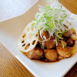 レンコン酢豚(スナンカフェ （Sunan Cafe）)