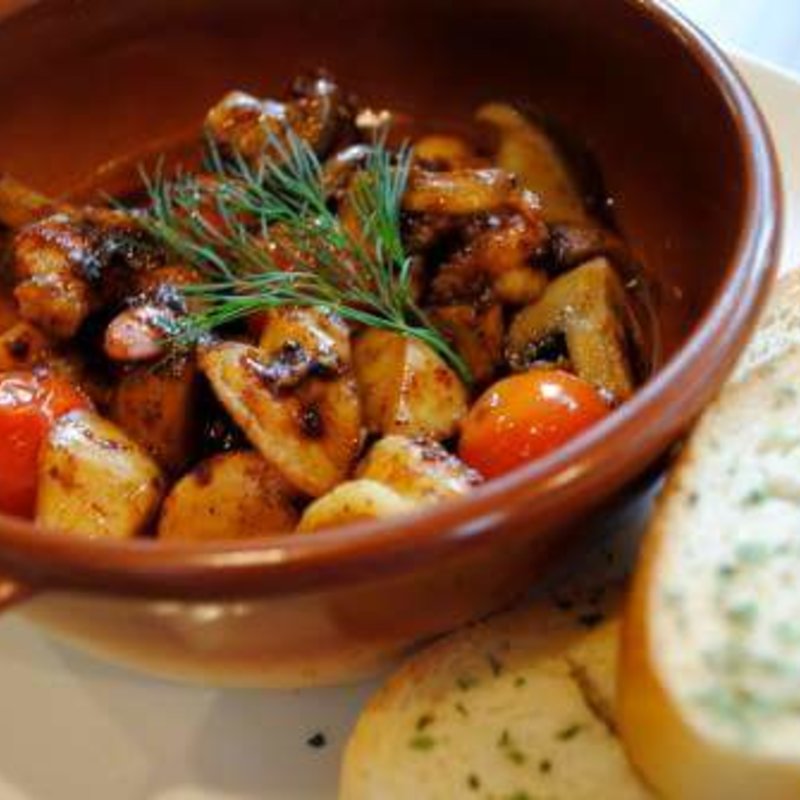 エビとマッシュルームのチタージョ(スナンカフェ （Sunan Cafe）)